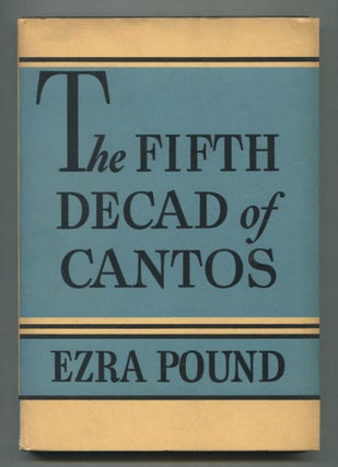 Item #539641 The Fifth Decad of Cantos. Ezra POUND