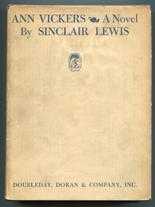 Item #539913 Ann Vickers. Sinclair LEWIS