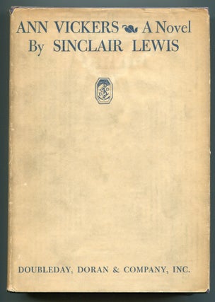 Item #539913 Ann Vickers. Sinclair LEWIS