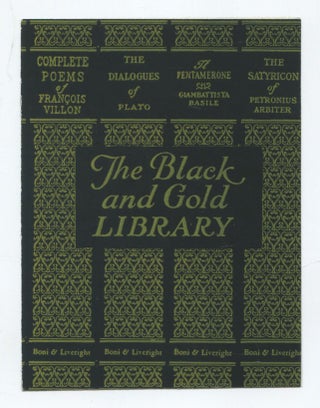 Item #540188 [Publisher's Ad]: The Black and Gold Library