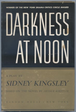 Item #540211 Darkness at Noon. Sidney KINGSLEY