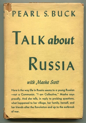 Item #540289 Talk About Russia with Masha Scott. Pearl S. BUCK