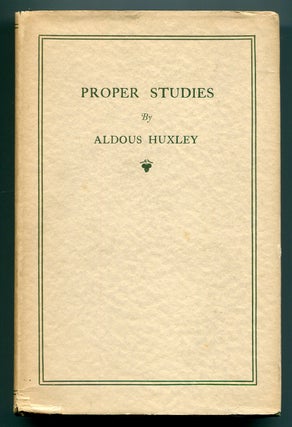 Item #540414 Proper Studies. Aldous HUXLEY
