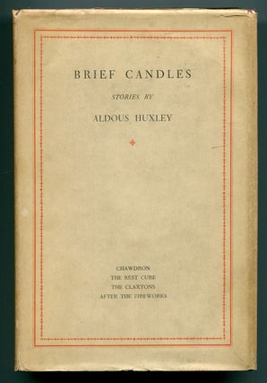 Item #540417 Brief Candles. Stories. Aldous HUXLEY