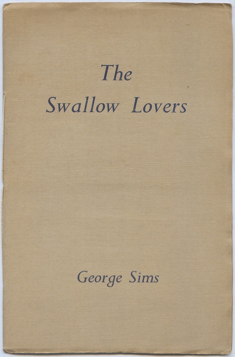 The Swallow Lovers | George SIMS