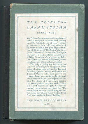 The Princess Casamassima: Volumes I and II
