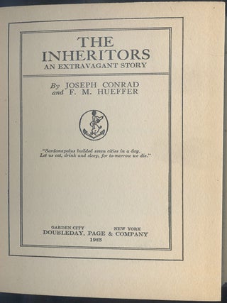 The Inheritors: An Extravagant Story