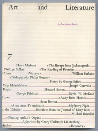 Item #540888 Art and Literature: An International Review: 5, Summer 1964. Allan KAPLAN, Georg...