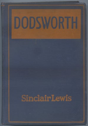 Item #541030 Dodsworth. Sinclair LEWIS