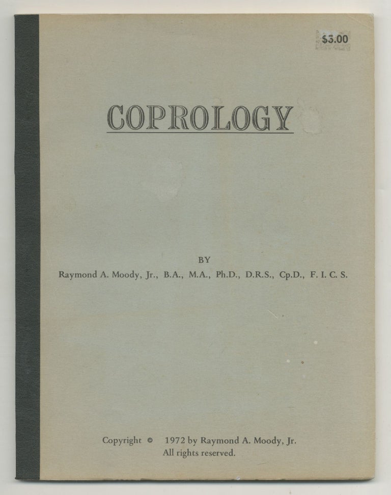 Item #541230 Coprology. Raymond A. MOODY, Jr.