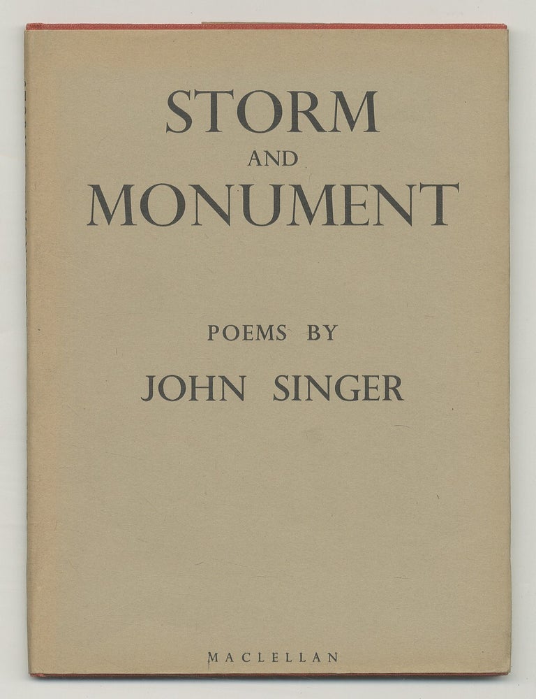 Item #541516 Storm and Monument. Johns SINGER.