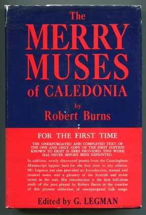 Item #541611 The Merry Muses of Caledonia. Robert BURNS