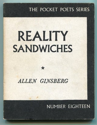 Item #541731 Reality Sandwiches 1953-60. Allen GINSBERG