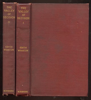 Item #54183 The Valley of Decision. Edith WHARTON