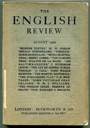Item #541883 The English Review – Vol. III, No. 1 August 1909. P. Wyndham LEWIS, C. E....