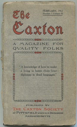 Item #541977 The Caxton - February 1912