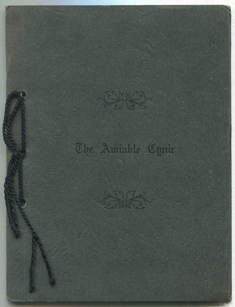 The Amiable Cynic. Vernon A. VROOMAN.