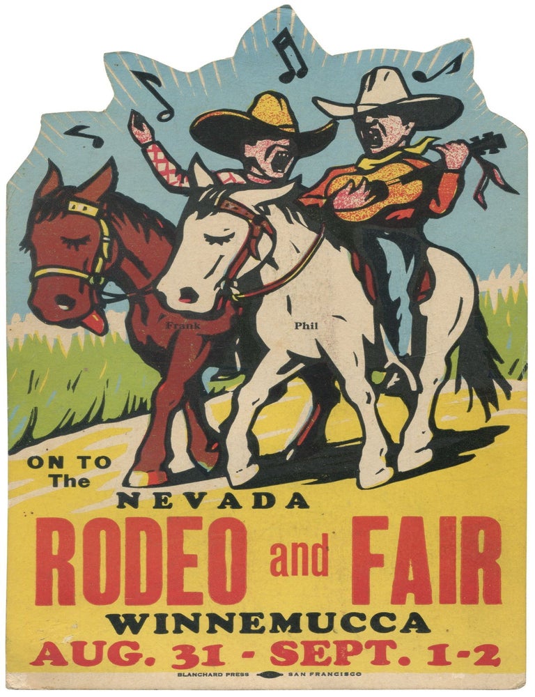 Standup Advertisement]: On to the Nevada Rodeo and Fair Winnemucca Aug. 31 - Sept. 1-2