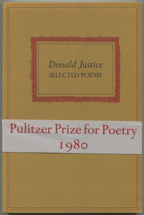 Item #542149 Selected Poems. Donald JUSTICE