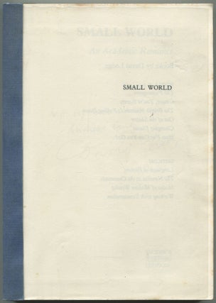 Item #542223 Small World: An Academic Romance. David LODGE