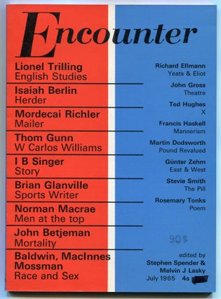 Item #542338 Encounter – Vol. XXV, No. I, July 1965. James BALDWIN, Thom Gunn, James Mossman,...