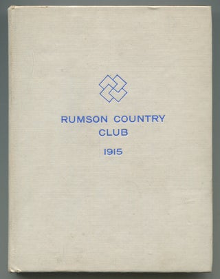 Item #542656 Charter, By-Laws, House Rules, Officers and Members of the Rumson Country Club 1915