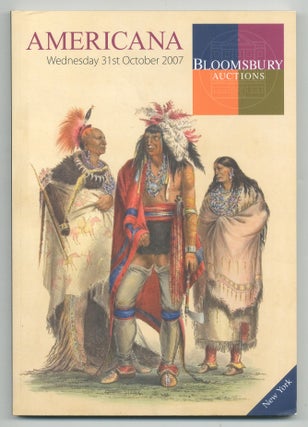 Item #543020 [Auction Catalog] Bloomsbury Auctions: Americana, Wednesday 31st October 2007