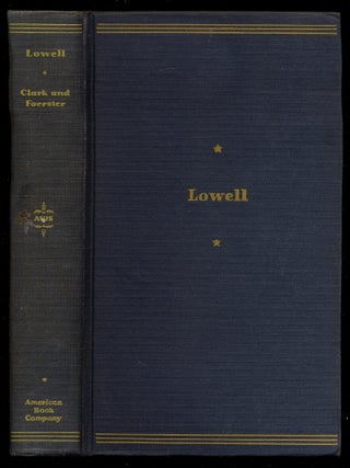 Item #54320 James Russell Lowell: Representative Selections, with introduction, bibliography and...