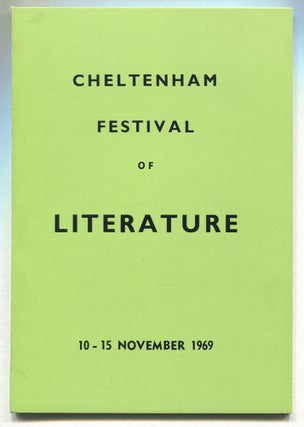 Item #543329 [Program]: Cheltenham Festival of Literature: Promoted by the Cheltenham Arts...
