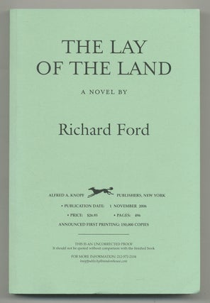 Item #543741 The Lay of the Land. Richard FORD