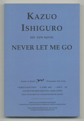 Item #543770 Never Let Me Go. Kazuo ISHIGURO