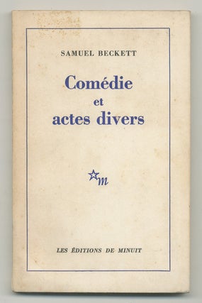 Item #544376 Comédie et actes divers. Samuel BECKETT