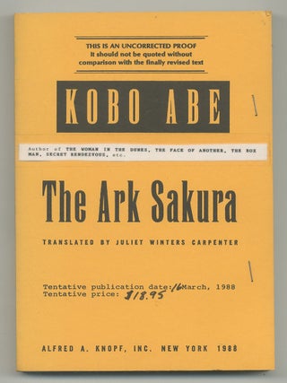 Item #544385 The Ark Sakura. Kobo ABE
