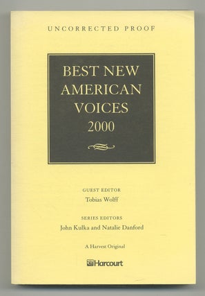 Item #544997 Best New American Voices 2000. Tobias WOLFF, guest