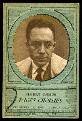 Item #545222 Pages Choisies. Albert CAMUS