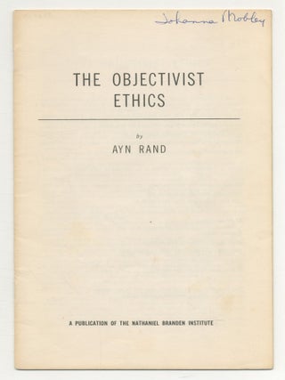 Item #545381 The Objectivist Ethics. Ayn RAND