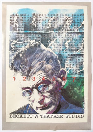 Item #545577 [Poster]: Beckett W Teatrze Studio [Beckett At The Studio Theater]. Samuel BECKETT