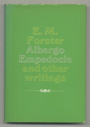 Item #545716 Albergo Empedocle and Other Writings. E. M. FORSTER