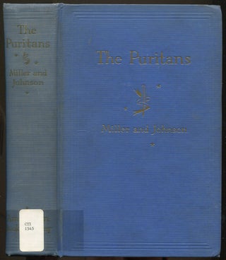 Item #545878 The Puritans (American Literature Series). Perry MILLER, Thomas H. Johnson