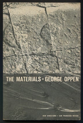 Item #545917 The Materials. George OPPEN