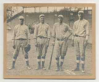 Item #545940 Early cabinet photograph of Hall of Famer "Long George" Kelly and three other...