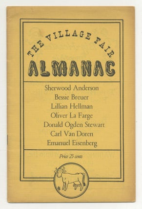 Item #546001 The Village Fair Almanac. Sherwood ANDERSON, others, Donald Ogden Stewart, Lillian...