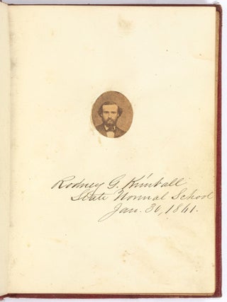 A Civil War Era Photographically Illustrated Autograph Book from the New York State Normal School (now SUNY Albany), 1860-62