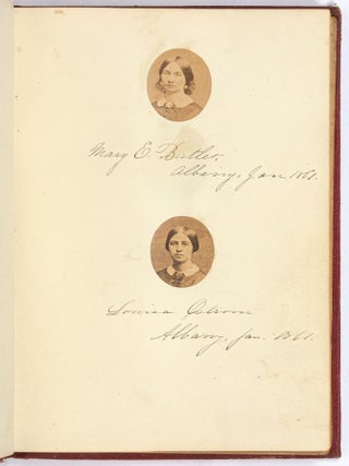 A Civil War Era Photographically Illustrated Autograph Book from the New York State Normal School (now SUNY Albany), 1860-62