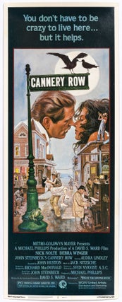 Item #546057 [Poster]: Cannery Row. John STEINBECK, Nick Nolte, Debra Winger