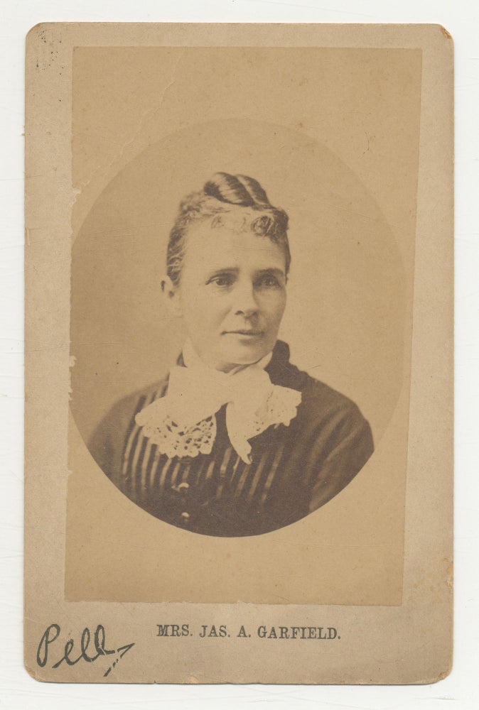 Item #546587 Cabinet Photograph of Mrs. James. A. Garfield. Lucretia GARFIELD.