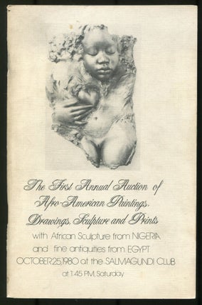 Item #546803 [Auction Catalog]: Collection D'Art Negre: Valuable and Important Afro-American...