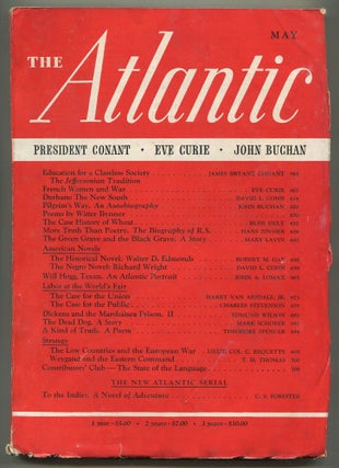 Item #546858 The Atlantic Monthly – May 1940, Vol. 165, No. 5