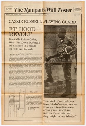 Item #546941 [Poster]: Cazzie Russell Playing Guard: Fort Hood Revolt. Black GIs Refuse Order,...