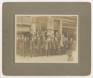 Item #547099 [Large Photograph]: Trenton, New Jersey Trolley Conductors. Circa 1910